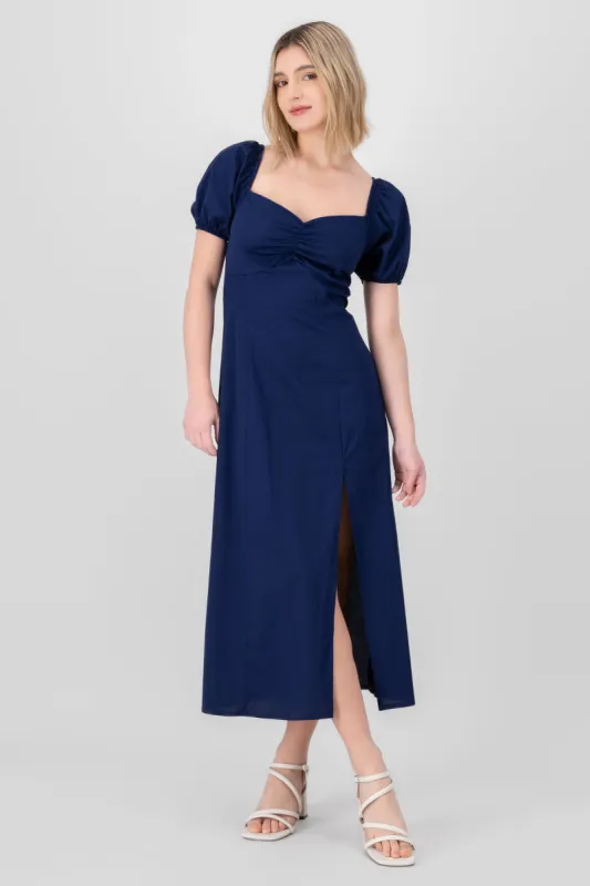 Vestido Midi Fruncido sold by Shasa