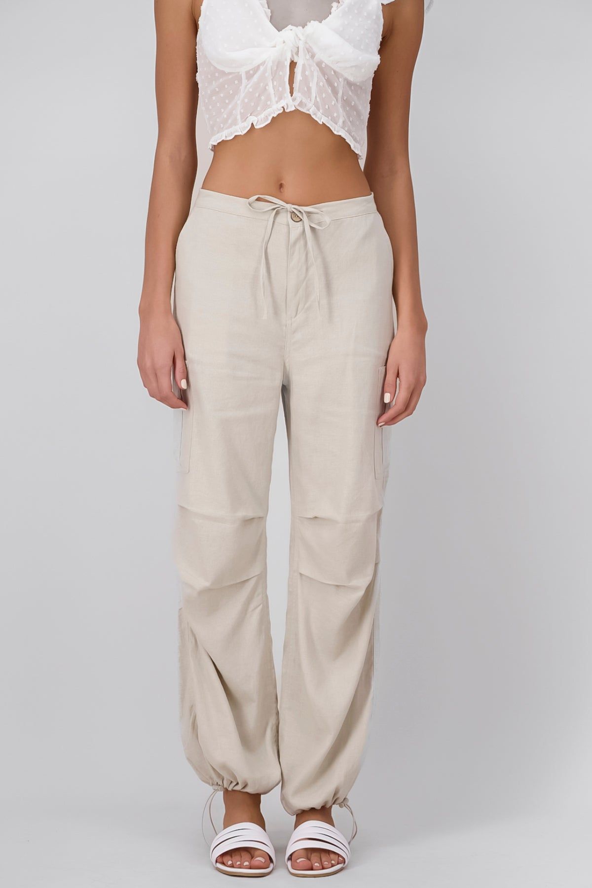 Pantalon lino detalle pretina sold by Shasa product image thumbnail 2