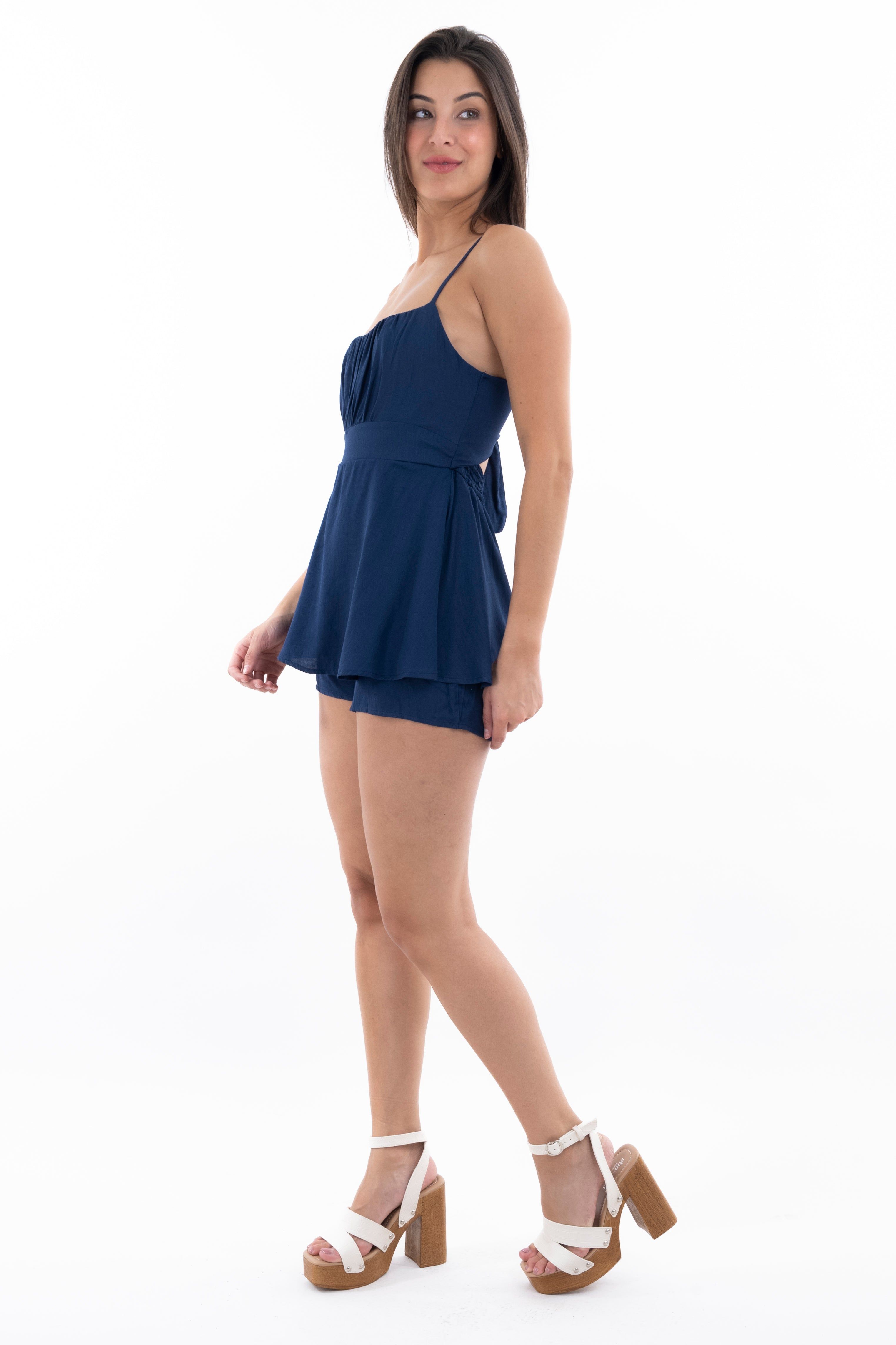 Romper plisado cintas traseras sold by Shasa product image thumbnail 3