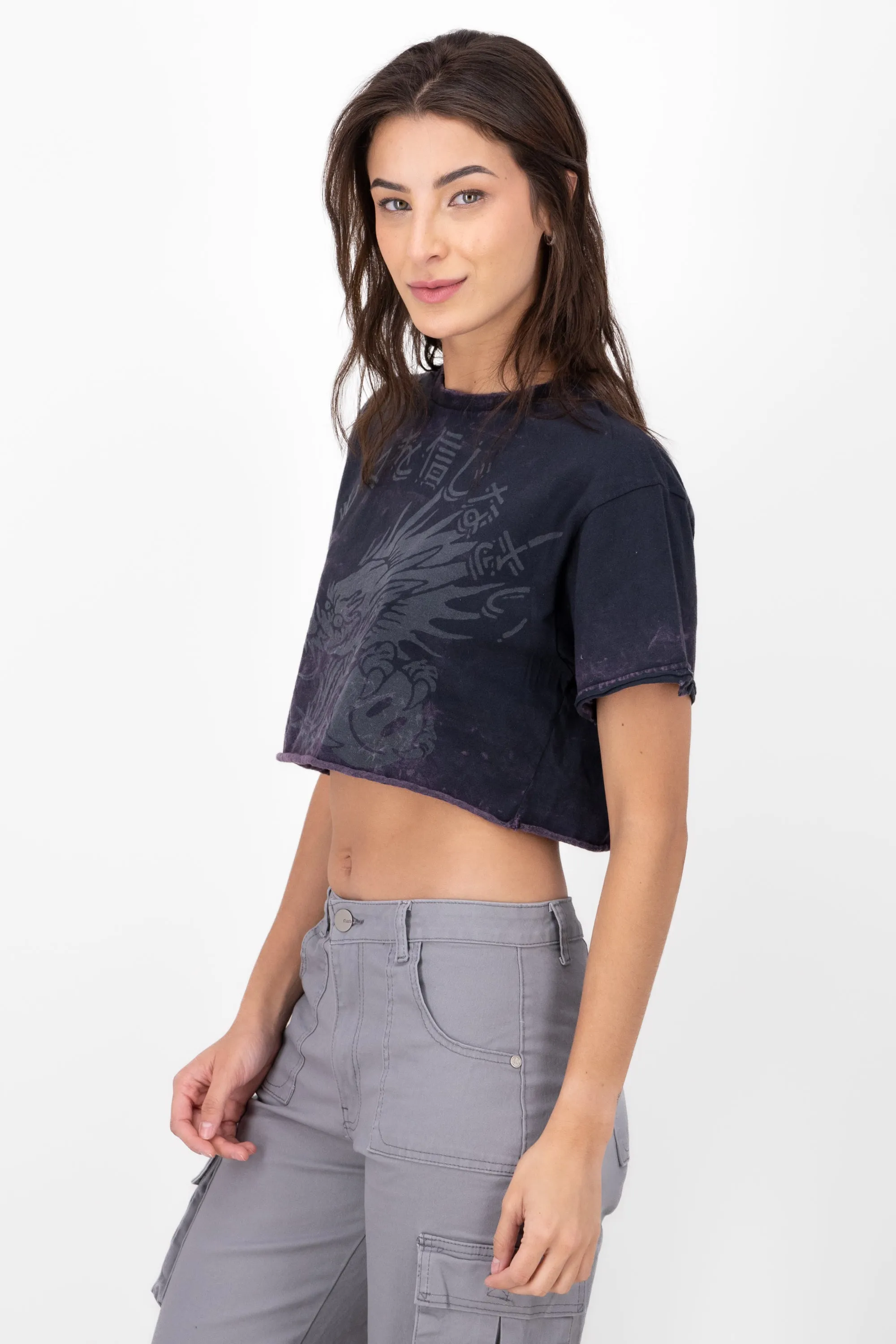 Playera dragon acid wash sold by Shasa product image thumbnail 3