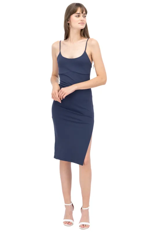 Vestido midi tirantes detalle busto sold by Shasa