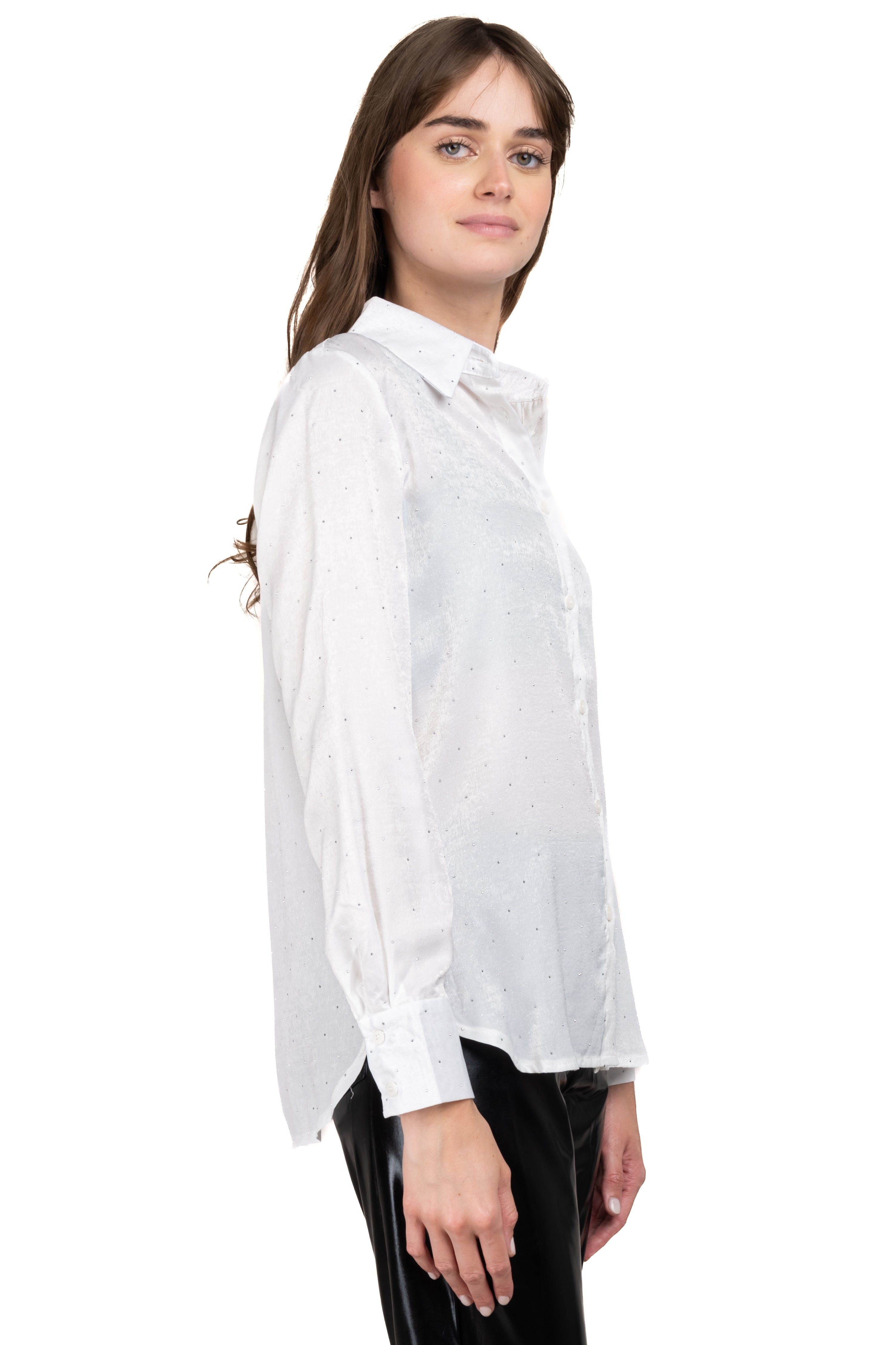 Camisa satinada brillos sold by Shasa product image thumbnail 3