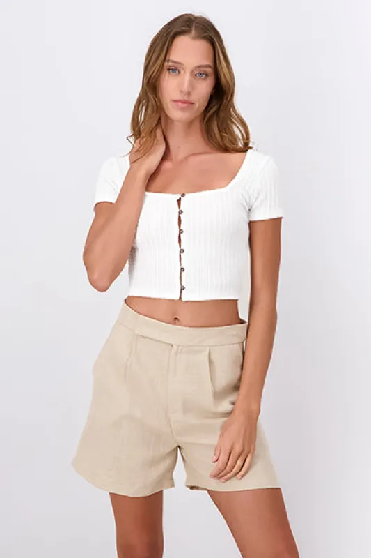 Top textura botones delanteros sold by Shasa