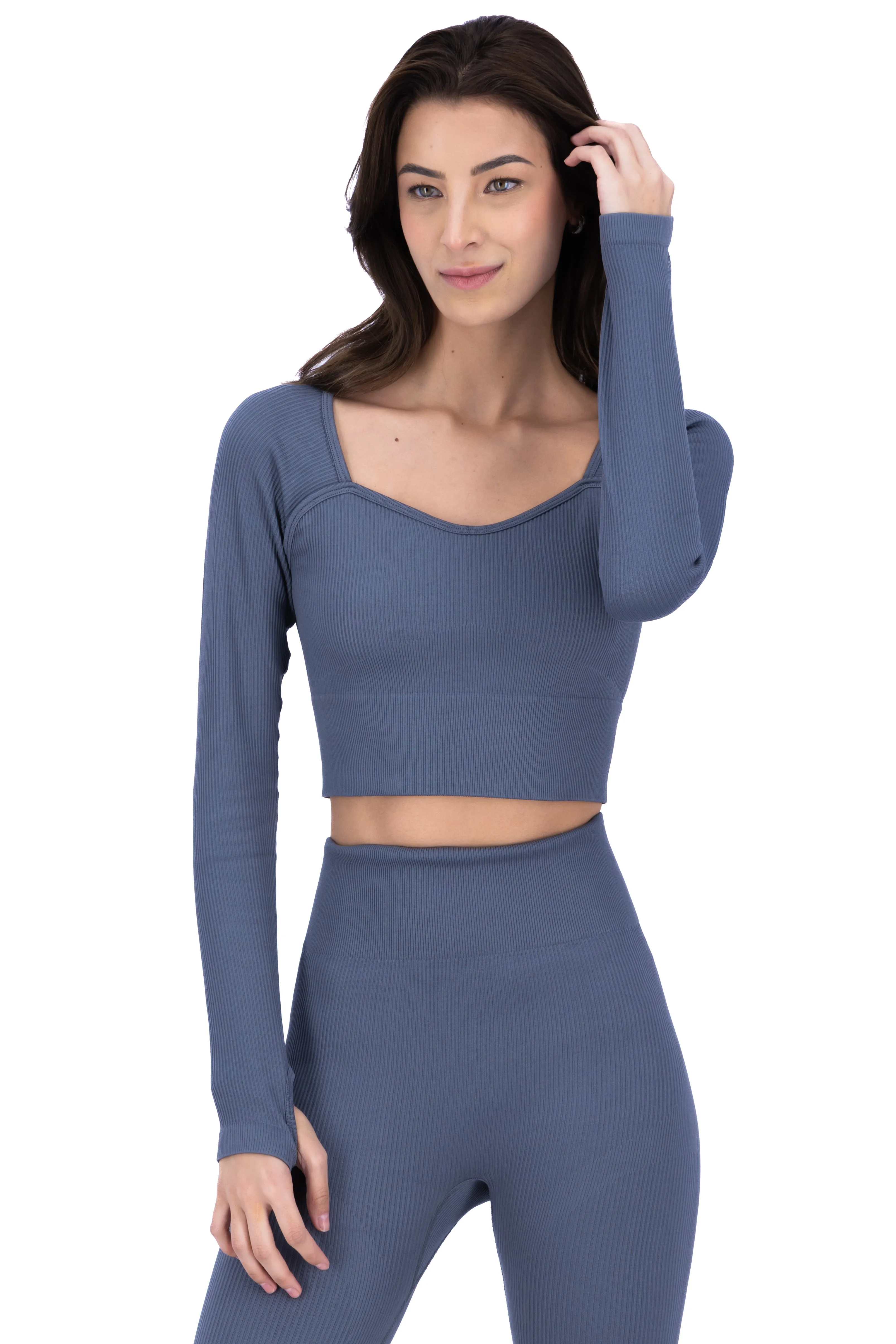 Top deportivo acanalado liso sold by Shasa product image thumbnail 2