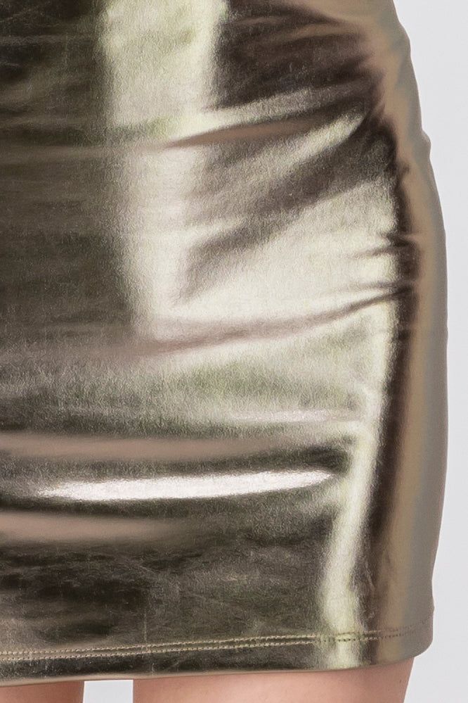 Falda mini metalica sold by Shasa product image thumbnail 5