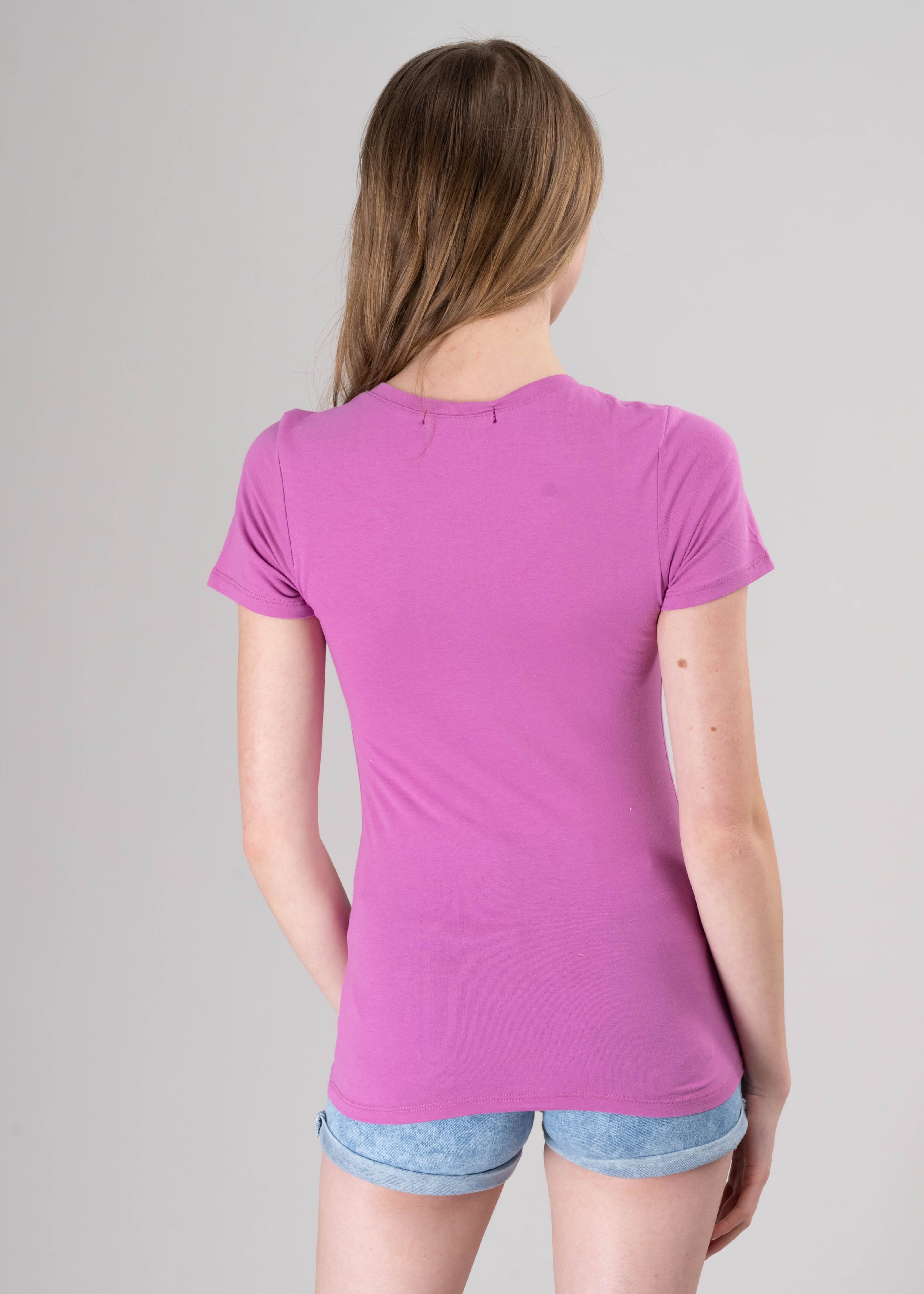 Playera manga corta escote v liso sold by Shasa product image thumbnail 4