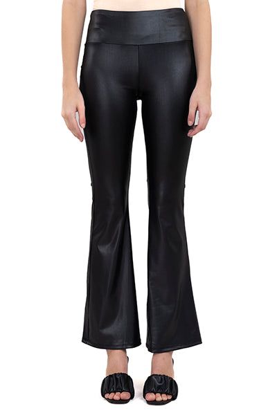 Pantalón flared efecto piel liso sold by Shasa product image thumbnail 5