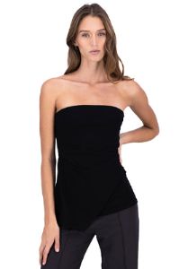 Top strapless fruncido asimétrico sold by Shasa
