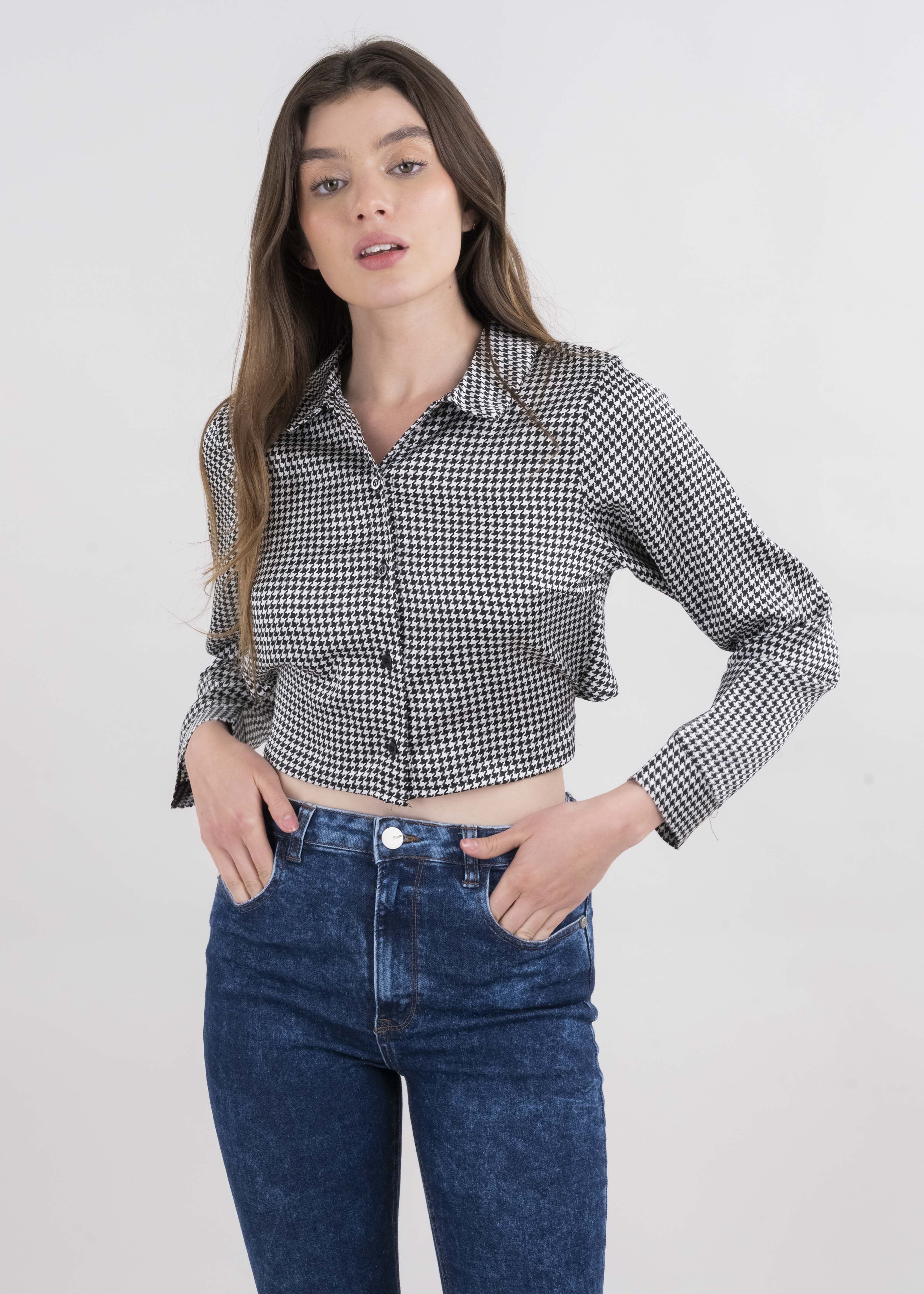 Camisa pata de gallo moño sold by Shasa product image thumbnail 5