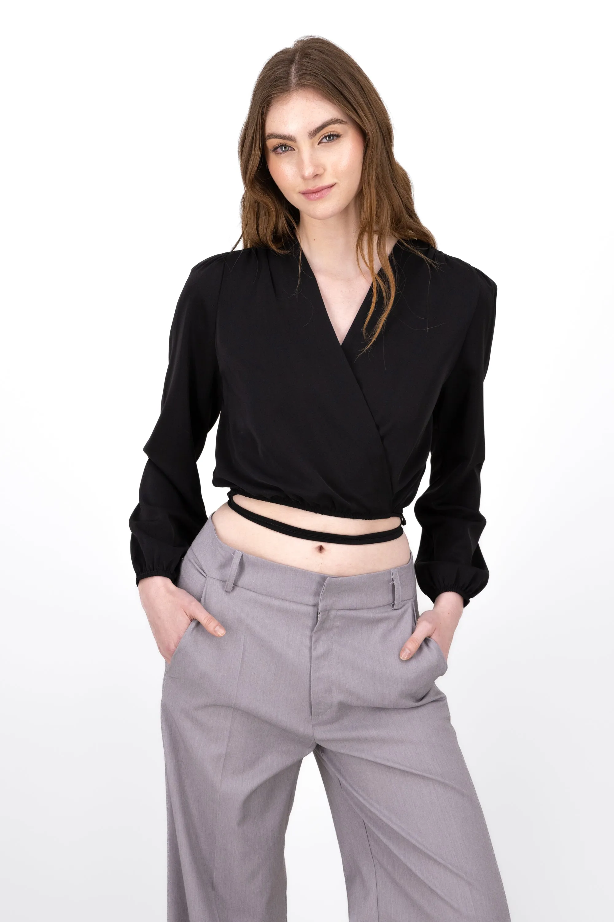 Blusa Manga Larga Amarre sold by Shasa