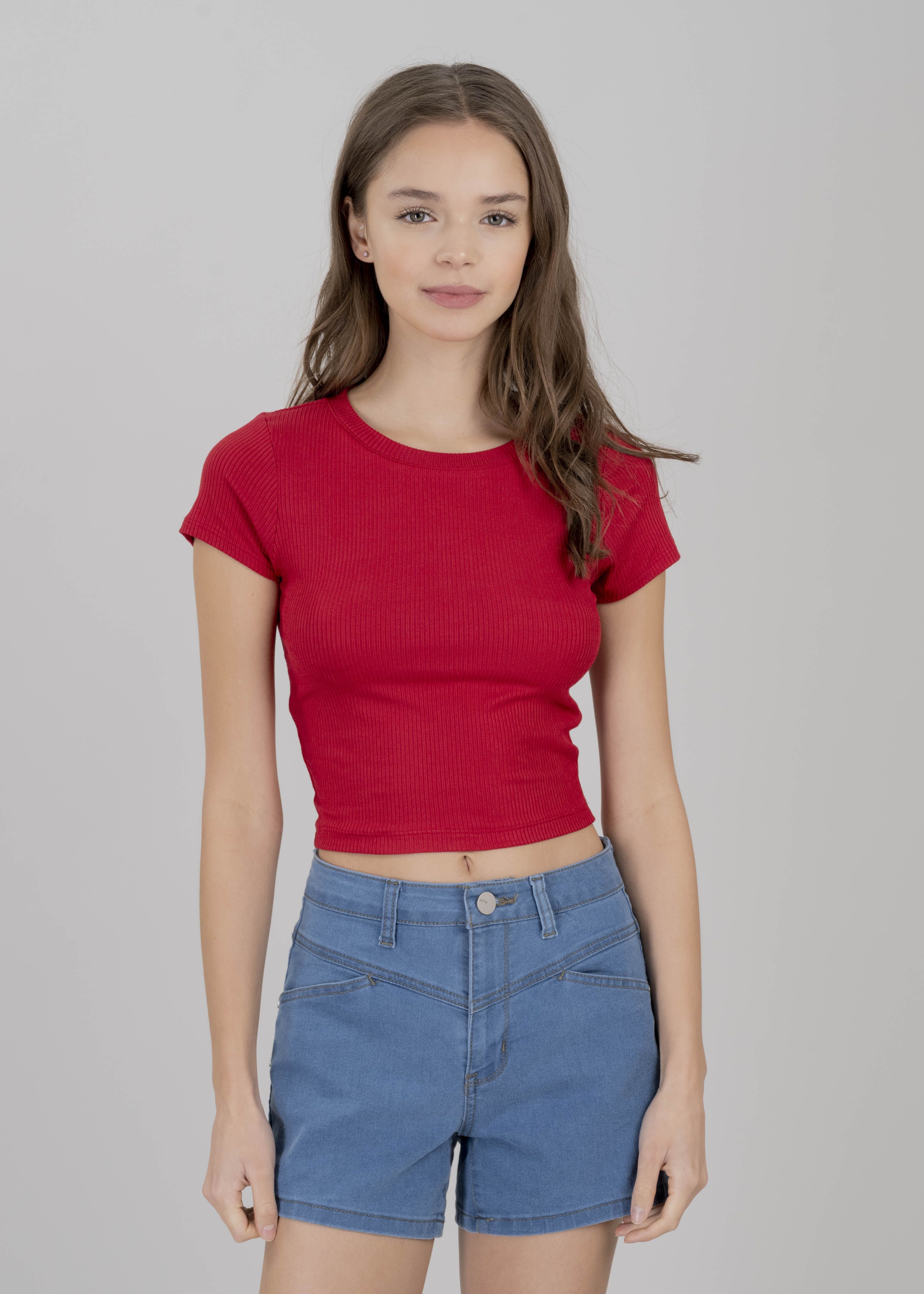 Top manga corta acanalado sold by Shasa product image thumbnail 2