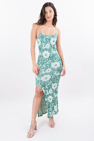 Vestido maxi flores abertura sold by Shasa product image thumbnail 2