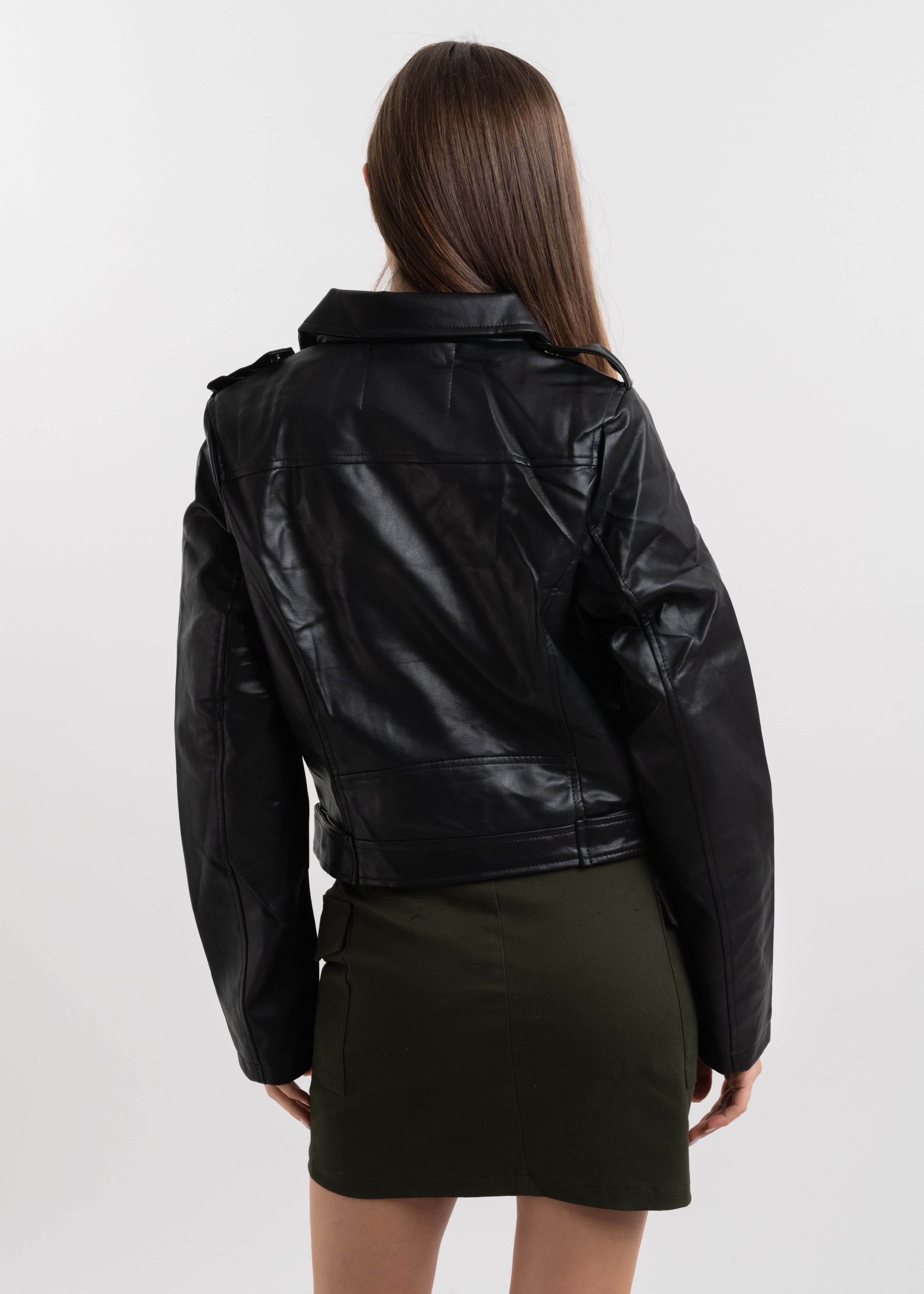 Chamarra biker cierre cruzado sold by Shasa product image thumbnail 4