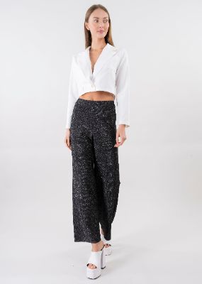 Pantalón wide leg lúrex sold by Shasa