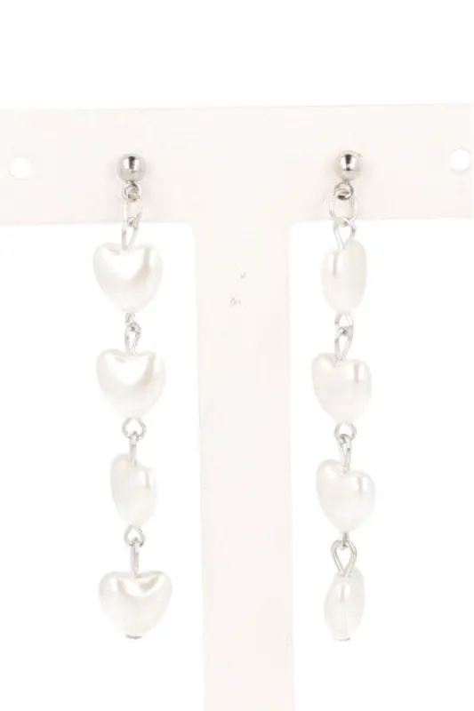 Aretes Perla Corazon sold by Shasa
