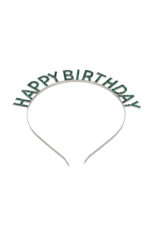 Diadema Happy Birthday made by Shasa