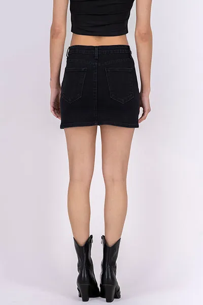 Falda denim studs laterales sold by Shasa product image thumbnail 4