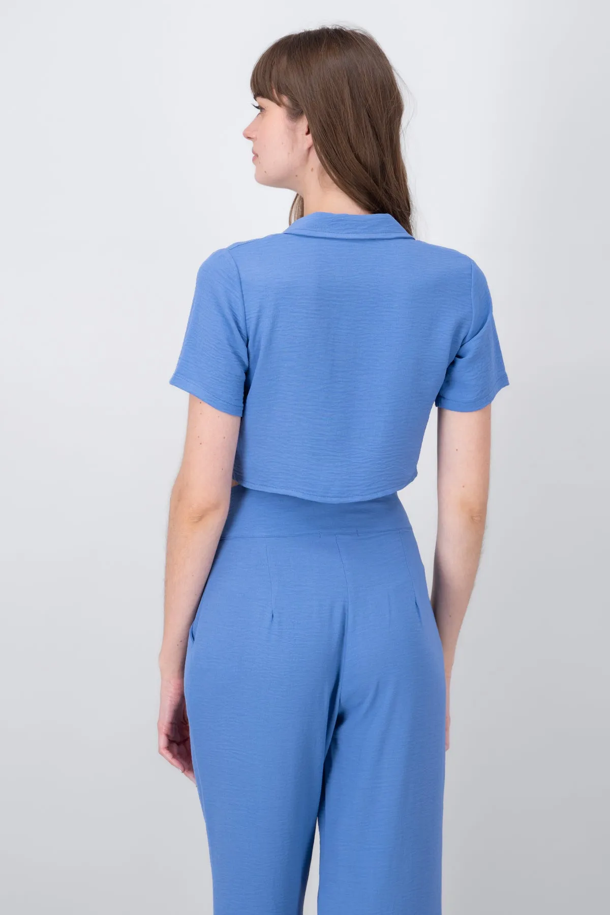 Camisa Crop Bolsillos sold by Shasa product image thumbnail 4