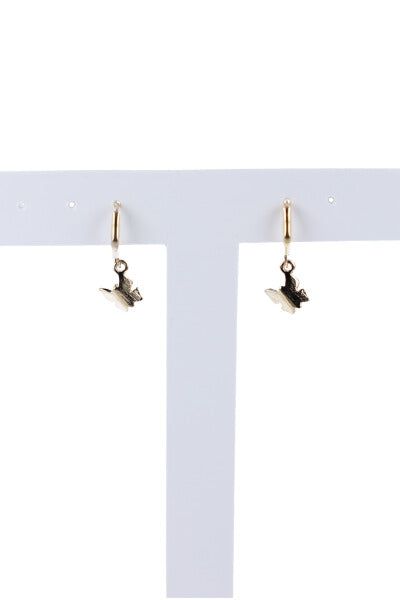 Arracadas mariposas metálicas sold by Shasa