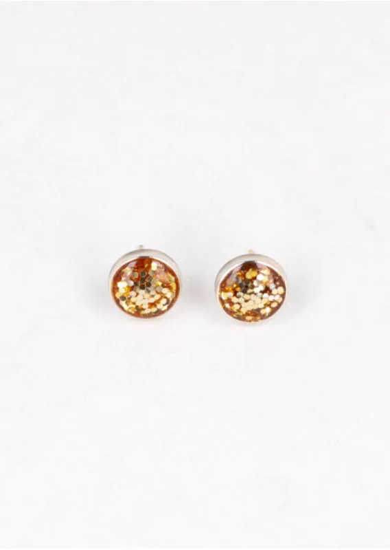 Aretes Circulo Glitter sold by Shasa