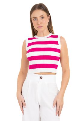 Top tejido acanalado líneas sold by Shasa