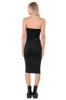Vestido midi strapless liso sold by Shasa