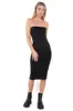 Vestido midi strapless liso sold by Shasa