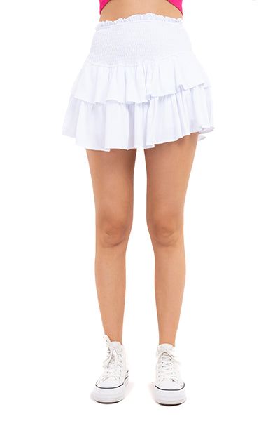 Falda mini olanes cintura fruncida sold by Shasa product image thumbnail 5