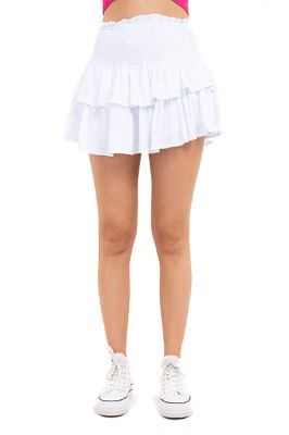 Falda mini olanes cintura fruncida sold by Shasa