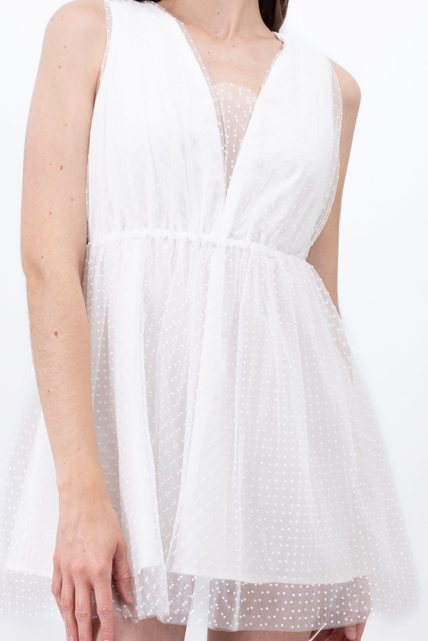 Vestido Mesh Mini Polkas sold by Shasa product image thumbnail 5