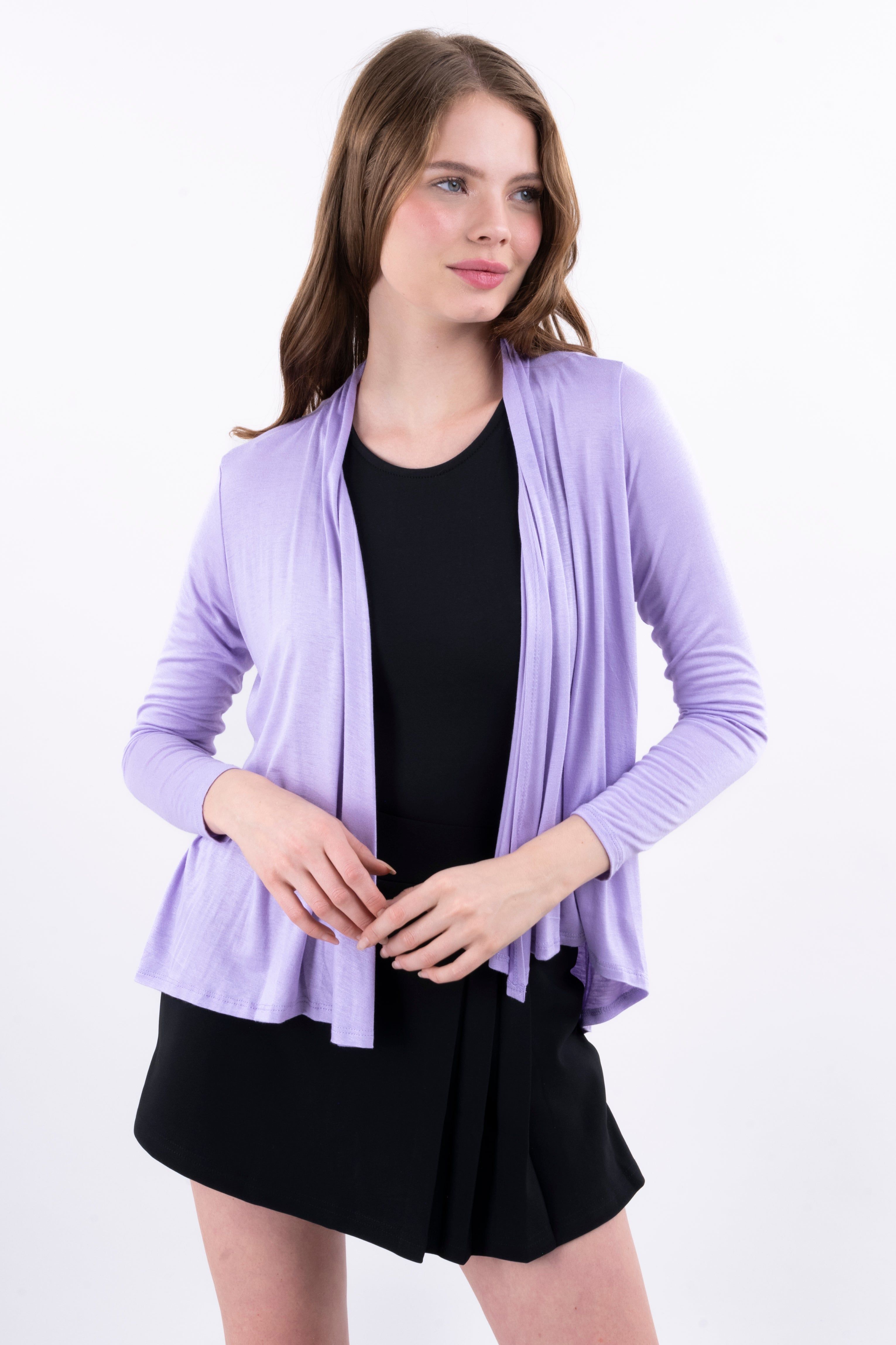 Cárdigan liso cascada frontal sold by Shasa