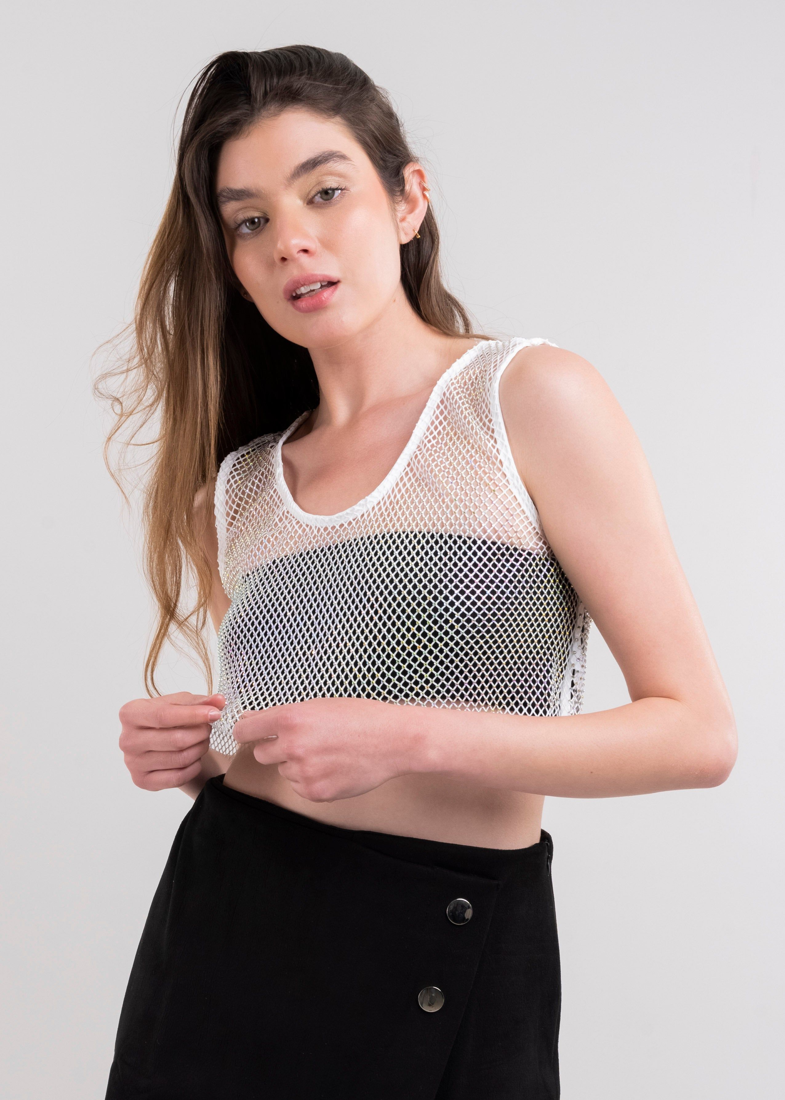 Top crop red brillos sold by Shasa product image thumbnail 5