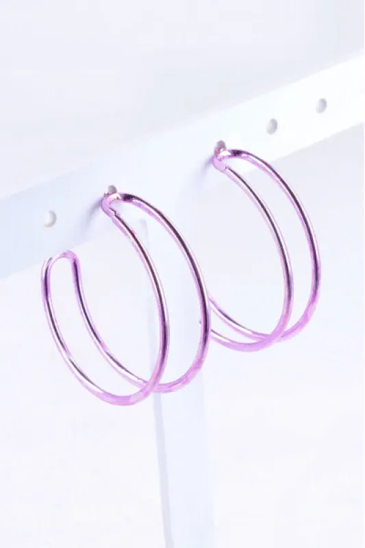 Arracadas 2L Metalicas sold by Shasa