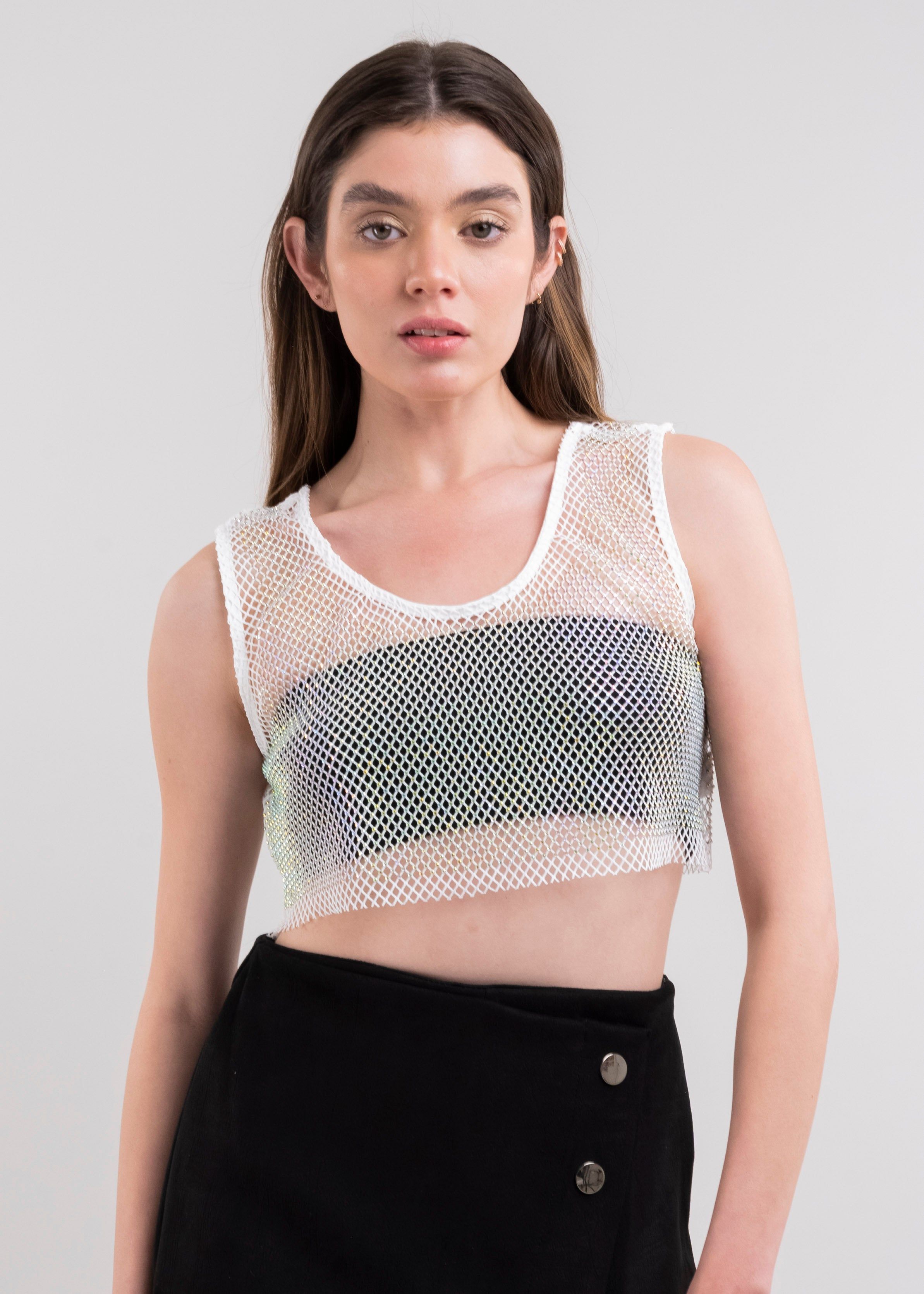 Top crop red brillos sold by Shasa product image thumbnail 2