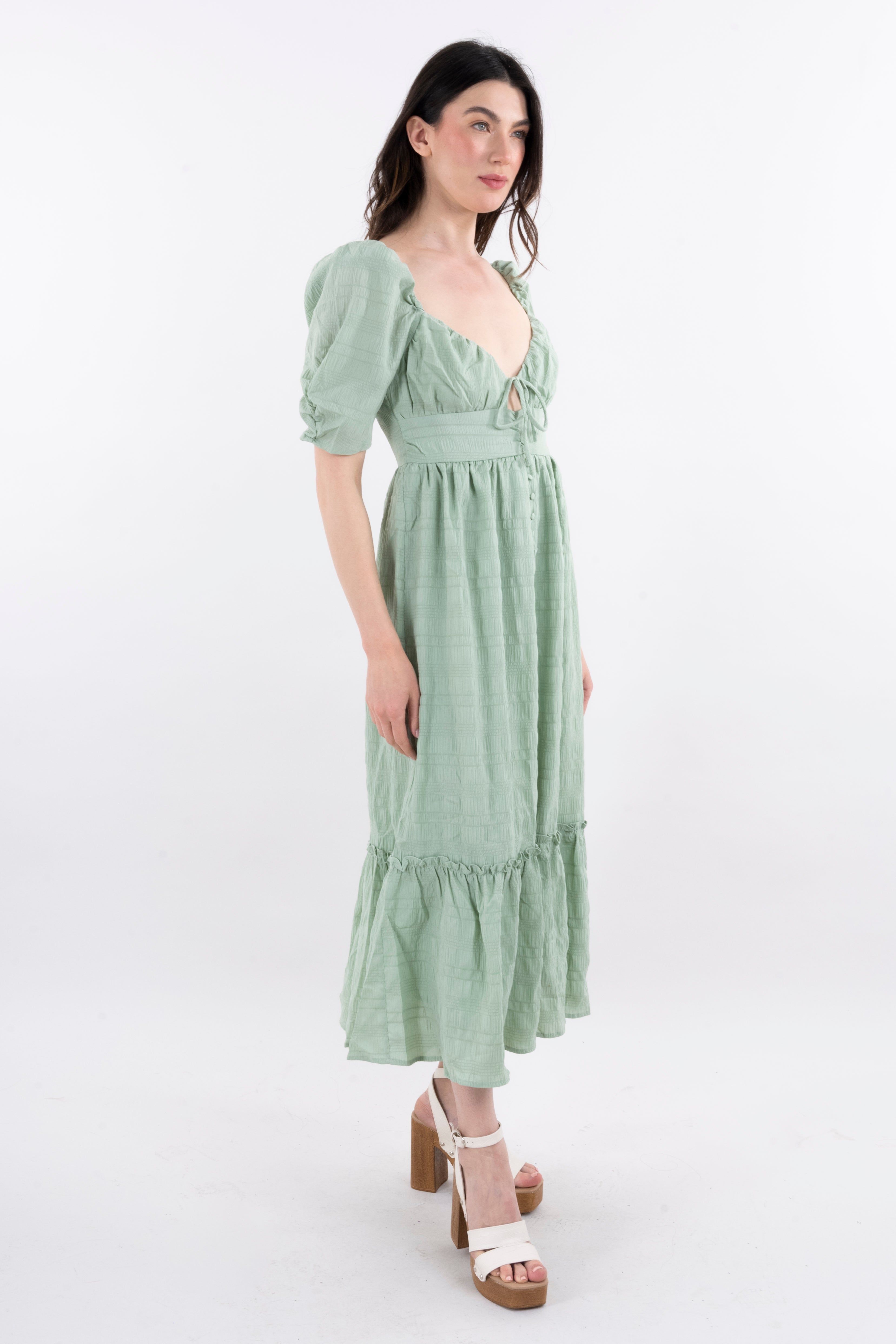 Vestido maxi botones olán sold by Shasa product image thumbnail 3