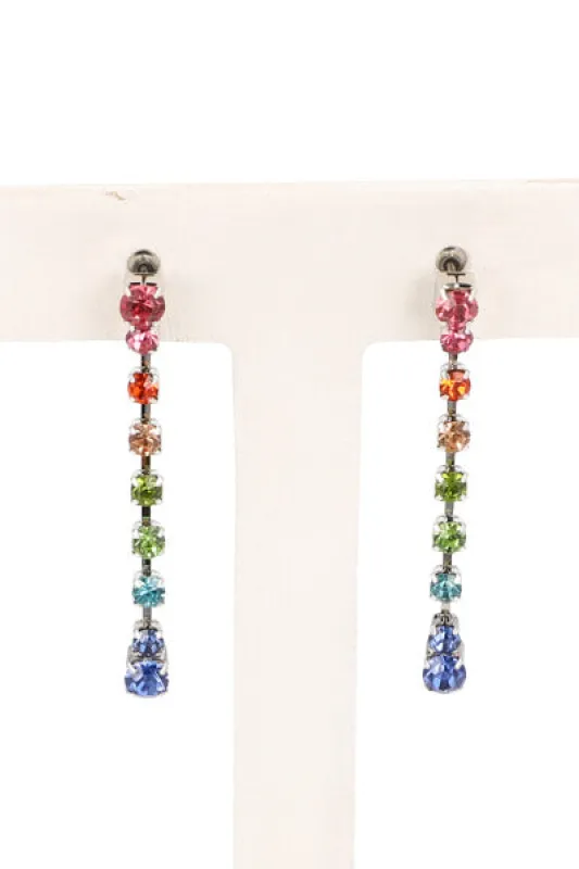 Aretes Cristales Largos sold by Shasa