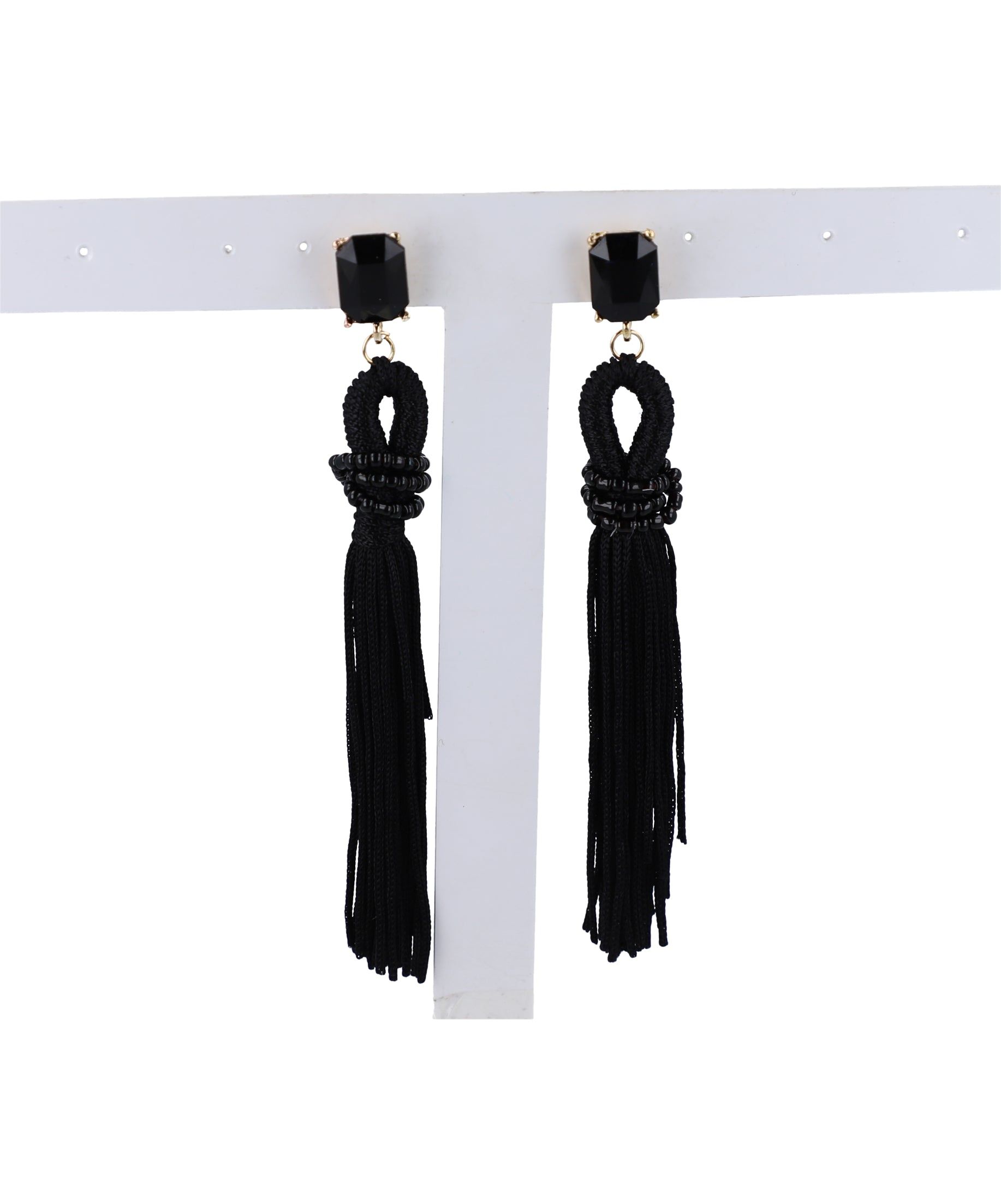 Aretes largos tejidos sold by Shasa product image thumbnail 3