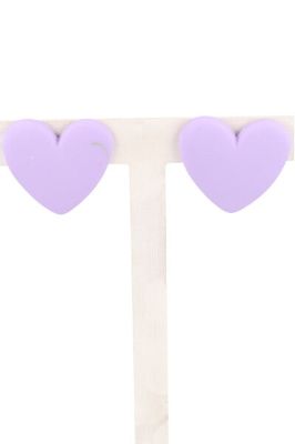 Aretes Stud Corazón sold by Shasa