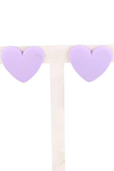 Aretes Stud Corazón sold by Shasa