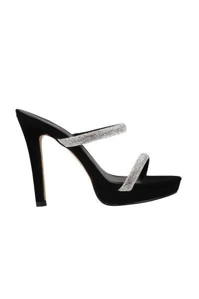 Tacón destalonado tiras brillos sold by Shasa