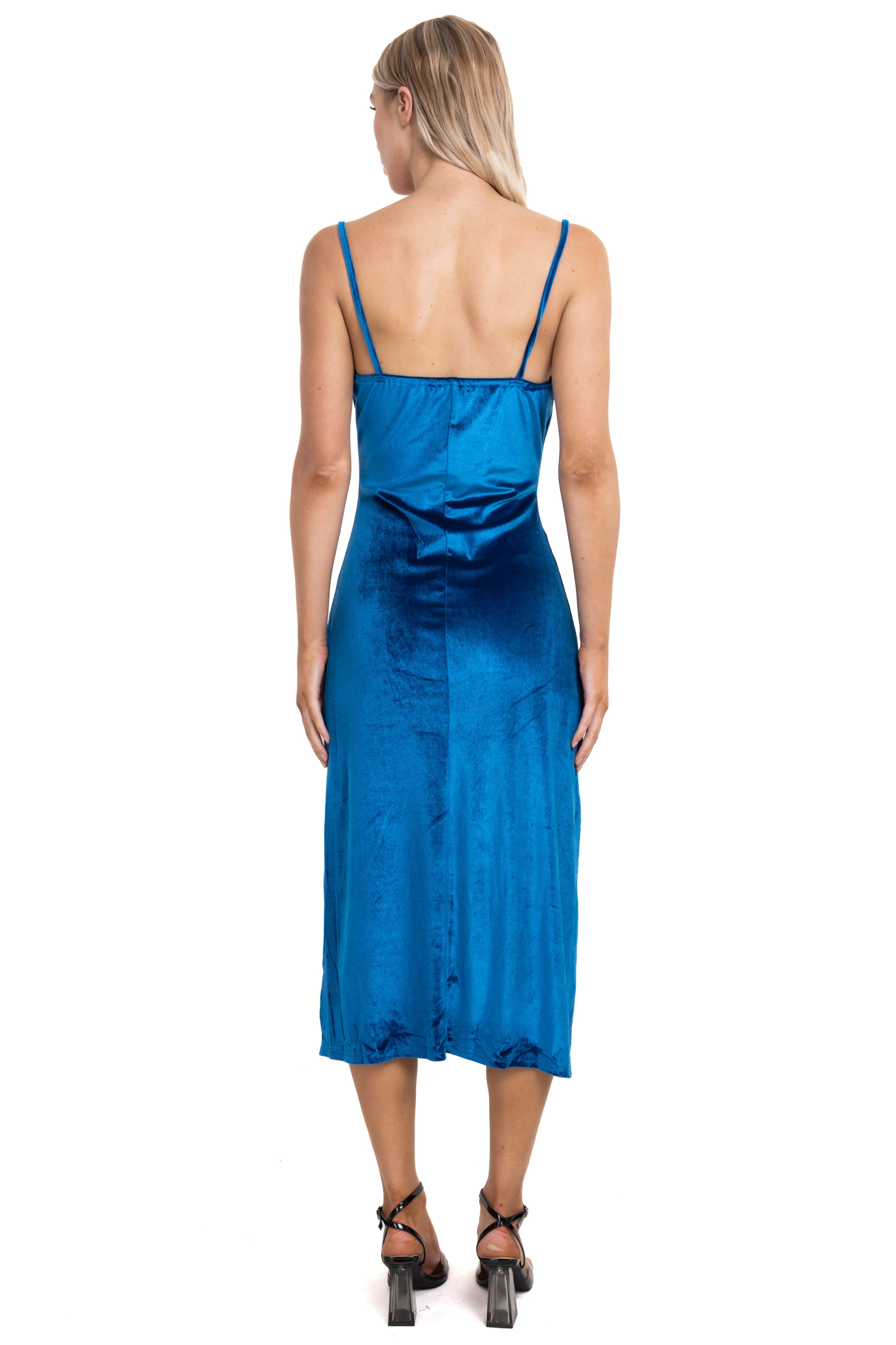 Vestido maxi aterciopelado sold by Shasa product image thumbnail 4