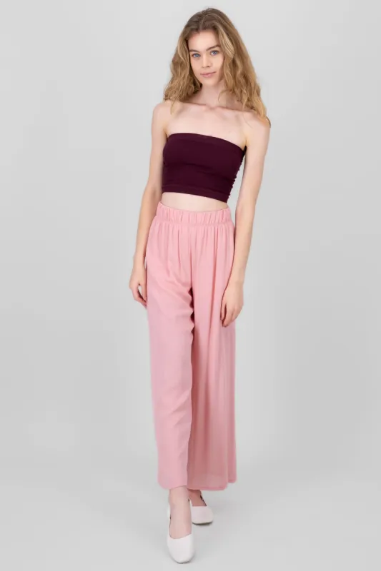 Pantalón Wide Leg Cintura Elástico sold by Shasa