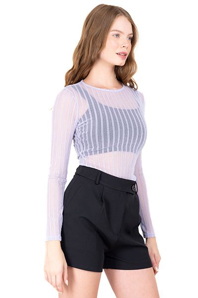 Bodysuit mesh líneas sold by Shasa product image thumbnail 3