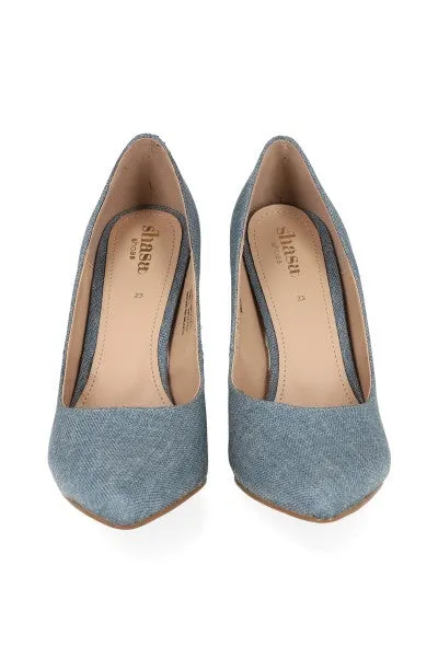 Tacón pump puntal denim sold by Shasa product image thumbnail 2