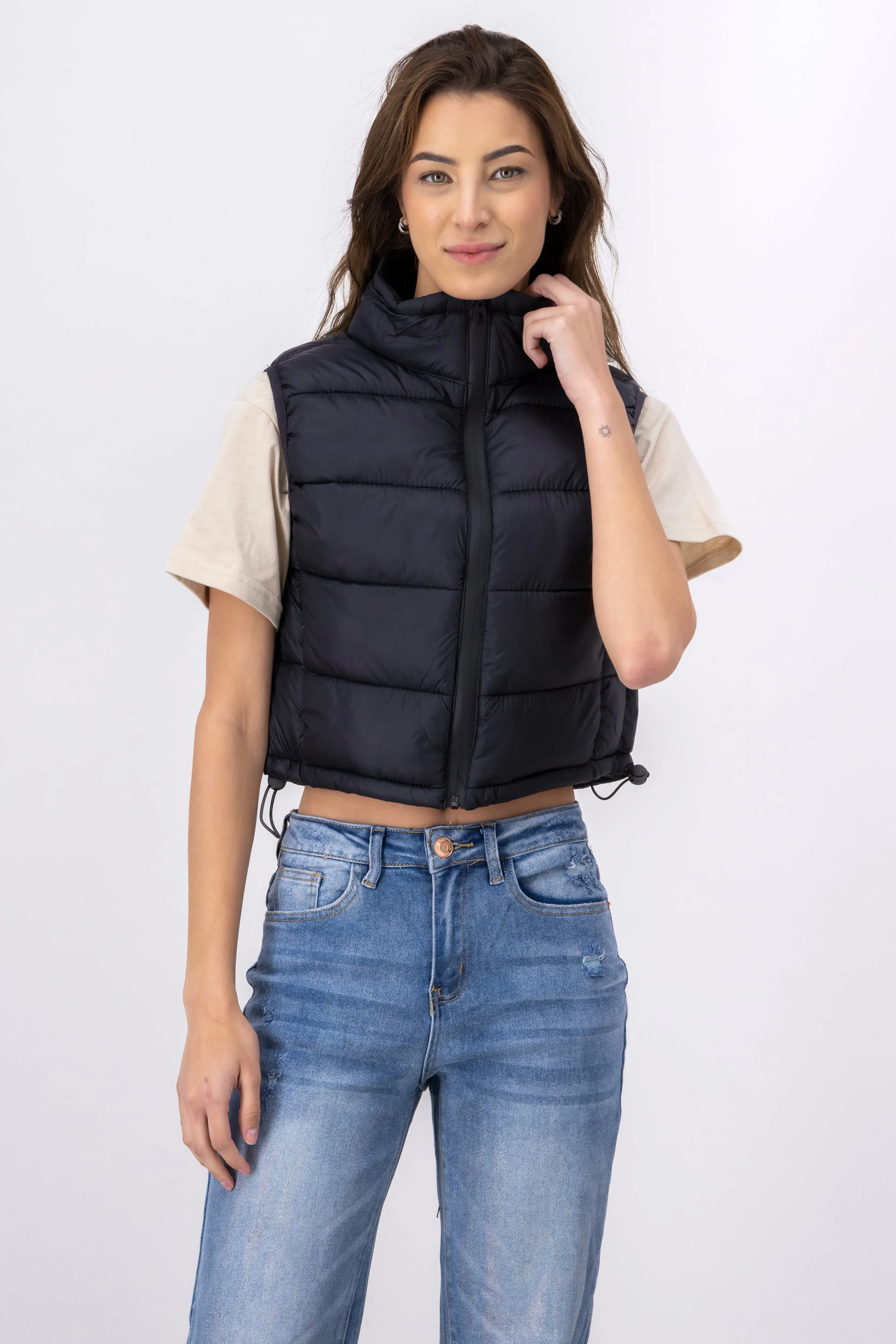 Chaleco capitonado cropped sold by Shasa product image thumbnail 2