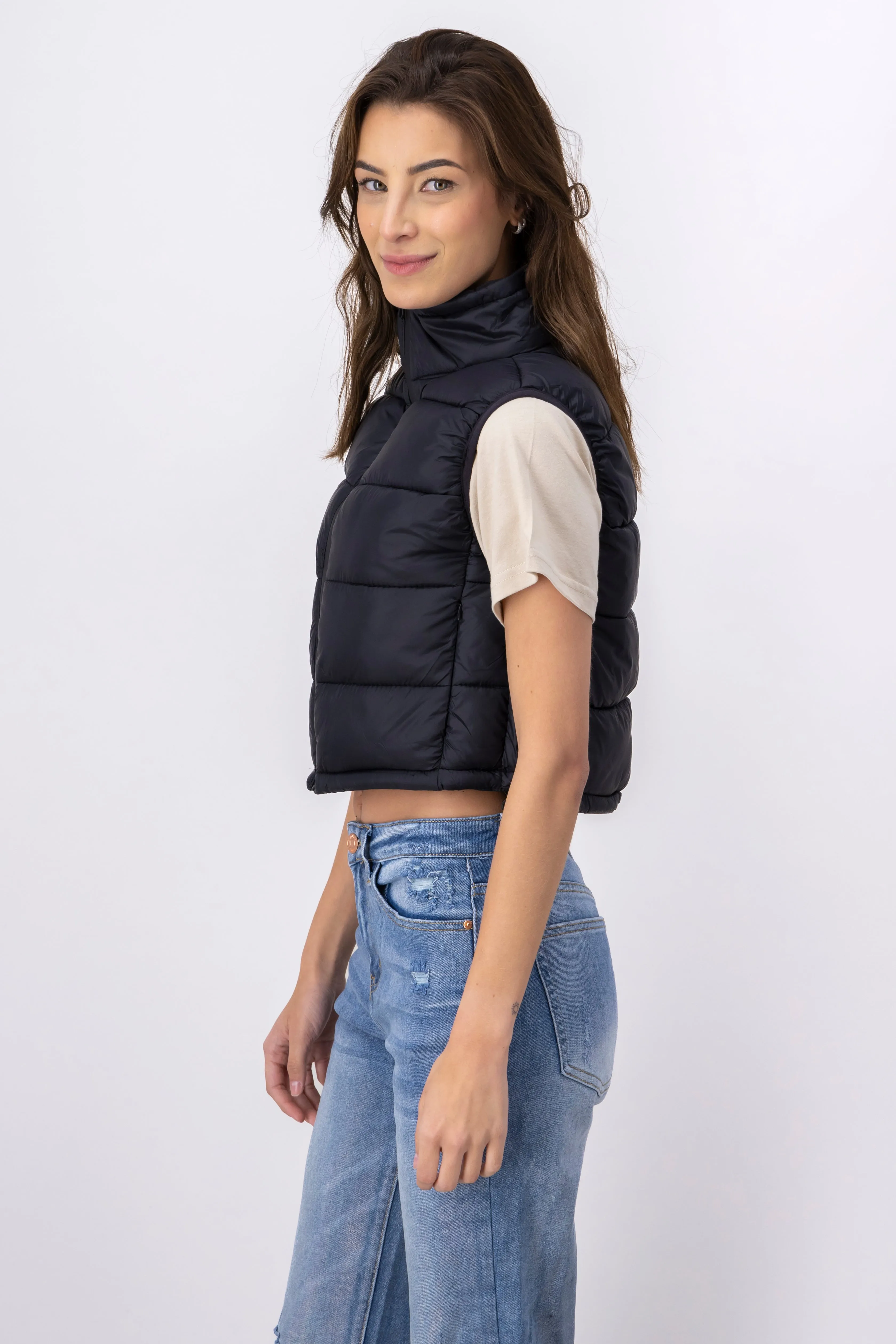 Chaleco capitonado cropped sold by Shasa product image thumbnail 3