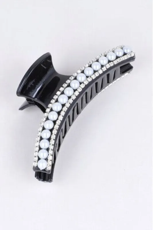 Pinza Maxi Brillos Perlas sold by Shasa
