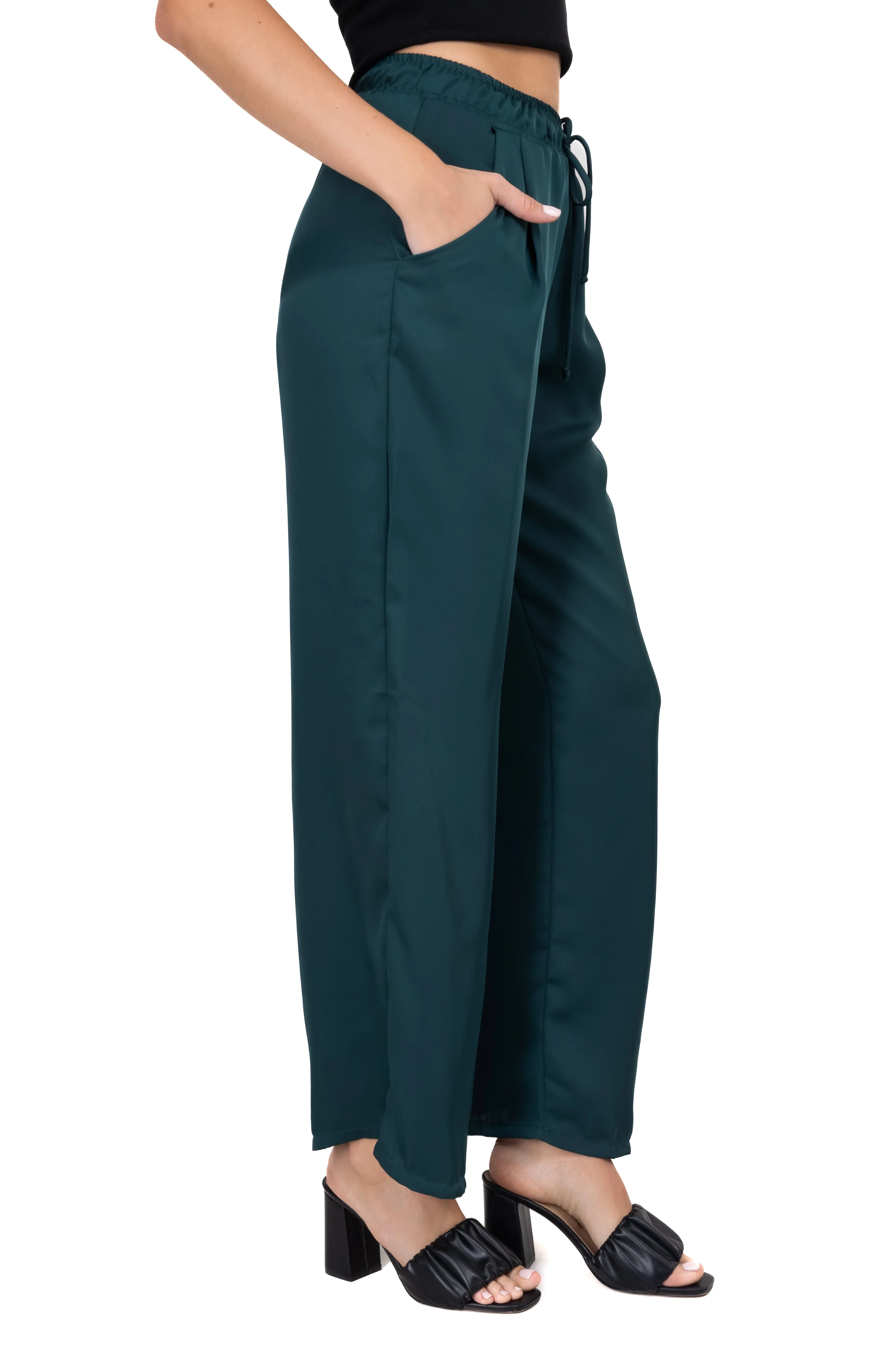 Pantalón wide leg satinado cintas sold by Shasa product image thumbnail 3