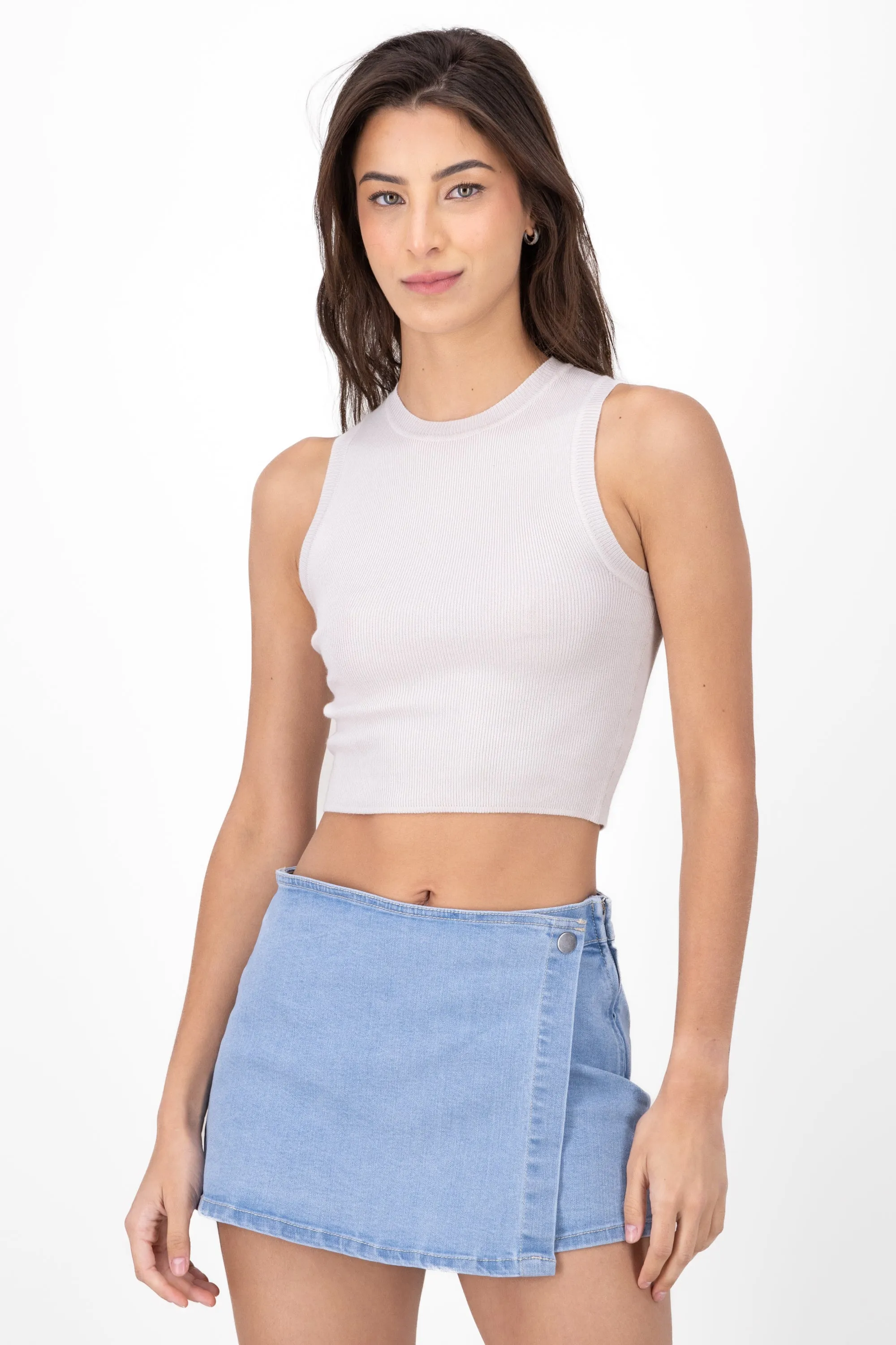 Top Sin Manga Tejido sold by Shasa