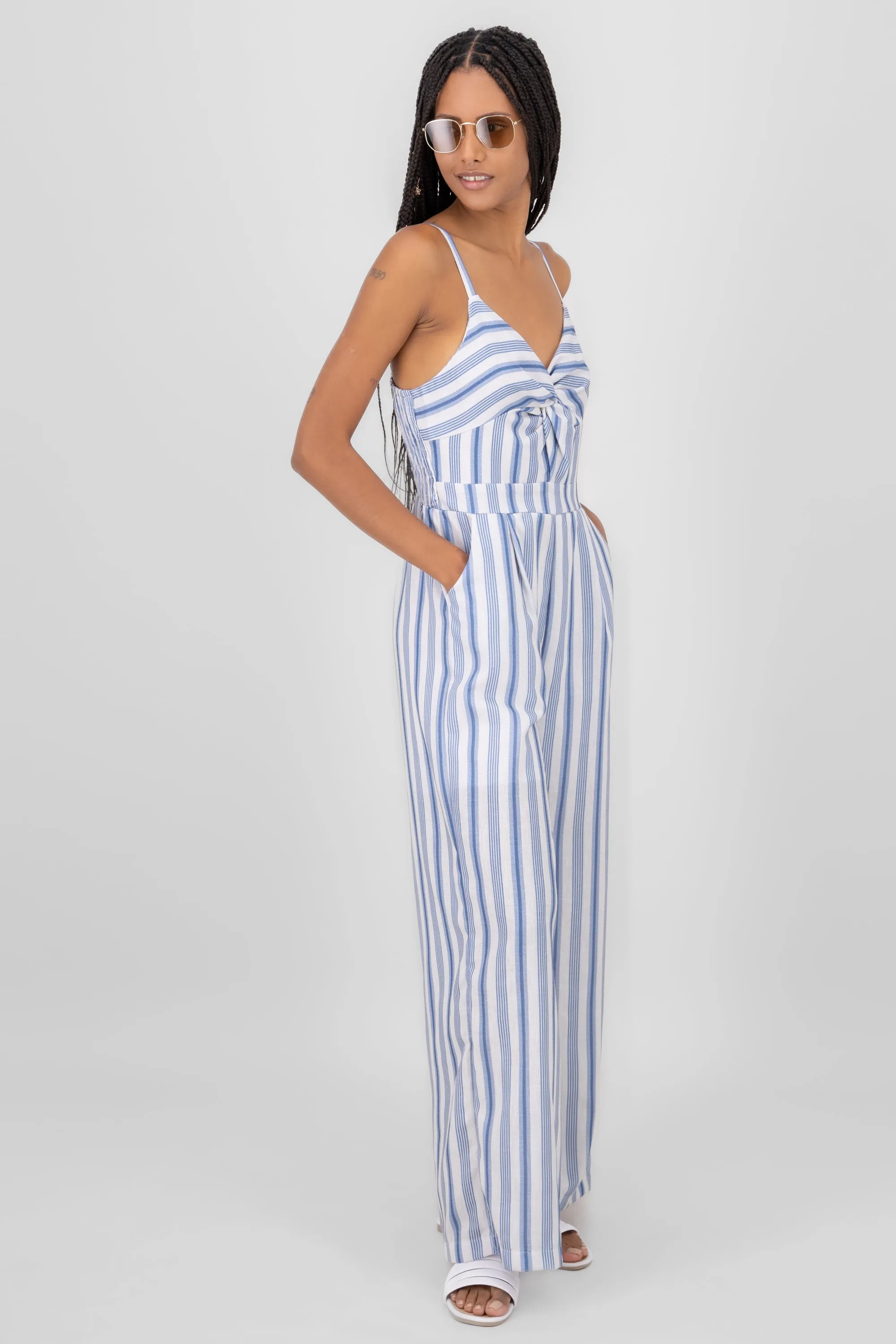 Jumpsuit rayas detalle escote sold by Shasa product image thumbnail 3